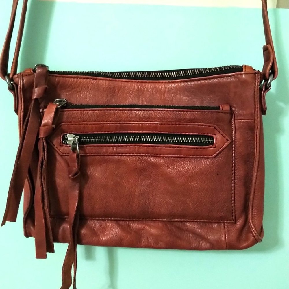 Day & Mood Anni Leather Crossbody Bag